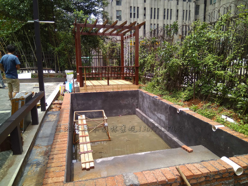 长沙防腐木花架廊架