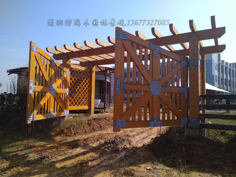 湖南防腐木花架廊架