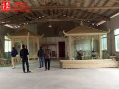 不朽情缘防腐木业加工厂——防腐木凉亭样板图片