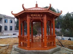 宁乡防腐木凉亭